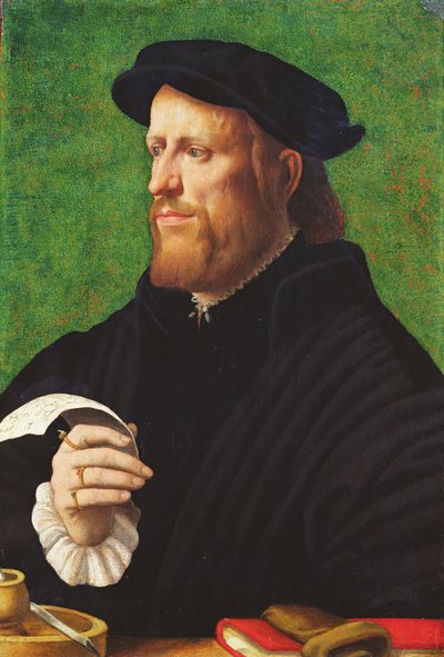 Portret van een man, 1575 door Dutch School